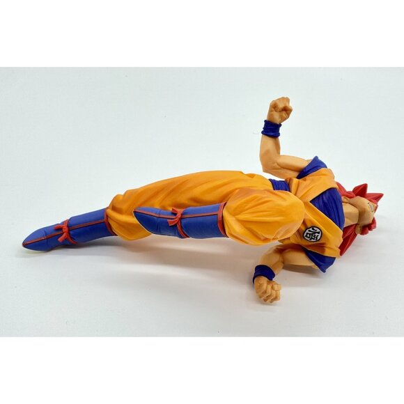 Banpresto Dragon Ball Super Saiyan God Son Goku Vol 9 Statue No Stand - Picture 4 of 5